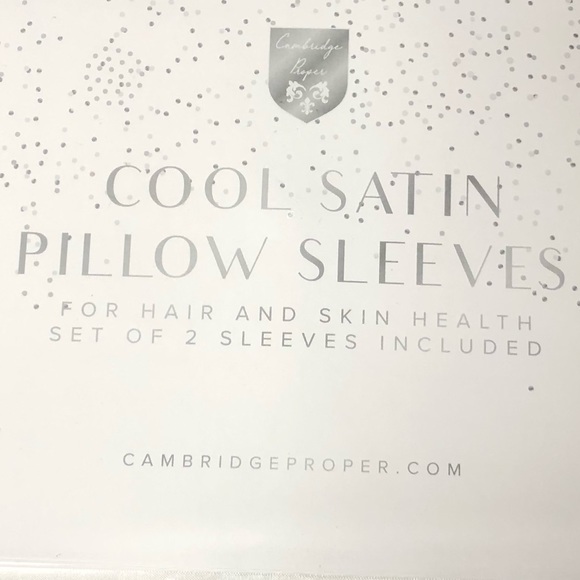Cool Satin pillow sleeves. - Picture 3 of 3